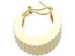 18k Yellow Gold Hoop Earrings
