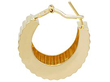 18k Yellow Gold Hoop Earrings