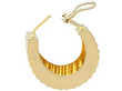 18k Yellow Gold Hoop Earrings