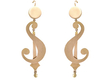 Unusual Gold Antique Earrings for Sale