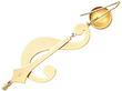 Unusual Gold Antique Earrings for Sale reverse
