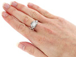 old cut diamond solitaire ring for sale wearing