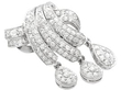 Platinum Diamond Drop Earrings for Sale
