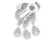 Platinum Diamond Drop Earrings for Sale