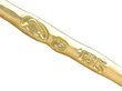 Vintage Crown Brooch in Gold Hallmarks 