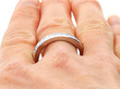 Diamond Eternity Ring White Gold Wearing