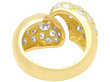 Diamond Snake Ring in 18k Yellow Gold 