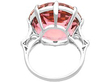 Pink Tourmaline Engagement Ring back