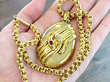 gold snake locket 