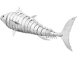 Silver Fish Sugar Box