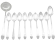 Sterling Silver Spoon Set for Sale