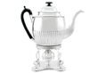 19th Century Coffee Pot in Silver