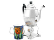 19th Century Coffee Pot in Silver
