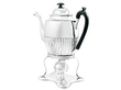 19th Century Coffee Pot in Silver