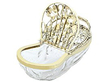 Antique Glass Pot Pourri Basket Open