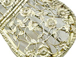 Antique Glass Pot Pourri Basket Detail 