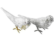 Sterling Silver Bird Pepper Shakers