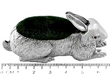 Silver Rabbit Pin Cushion