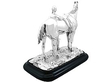 Large Sterling Silver Horse Figurine