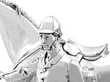 Large Sterling Silver Horse Figurine