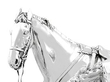 Large Sterling Silver Horse Figurine