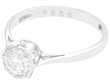 Single Solitaire Diamond Ring in White Gold for Sale