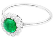1930s Emerald Ring with Diamonds