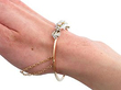 Wearing Victorian Diamond Bangle for Sale