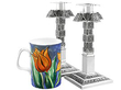 Asian Silver Candlesticks