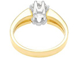 Diamond Solitaire Ring Unisex in Gold