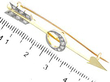 Victorian Diamond Arrow Brooch