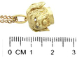 Diamond Dog Pendant in Gold for Sale
