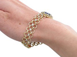 Sapphire Gold Bracelet Wearing