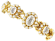 Rock Crystal Bracelet with Pearls