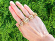 Rock Crystal Bracelet with Pearls Outside