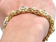 Rock Crystal Bracelet with Pearls Wearing