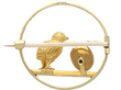 Victorian Chick and Egg Brooch for Sale