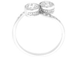 Edwardian Diamond Twist Ring setting