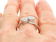 Edwardian Twist Ring Wearing