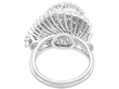 Diamond Cluster Ring with Baguettes
