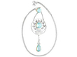 Aquamarine and Diamond Necklace UK