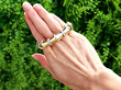 Art Deco Style Bangle in Gold with Diamonds