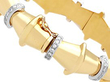 Art Deco Style Bangle in Gold with Diamonds