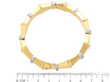 Art Deco Style Bangle in Gold with Diamonds