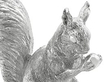 Sterling Silver Squirrel Ornament