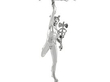 Cast Column Silver Candle Holders