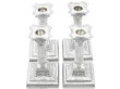 Silver Piano Candle Holders