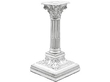 Silver Piano Candle Holders