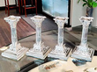 Silver Piano Candle Holders