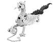 Antelope Horn Table Lighter Dragon
